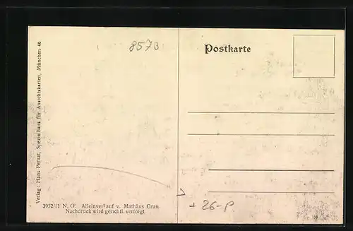 Künstler-AK sign. Hans Pernat: Tüchersfeld /Fränk. Schw., Ortsansicht vor Felsen