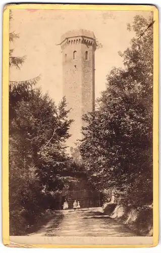 Fotografie unbekannter Fotograf, Ansicht Heidelberg, Aussichtsturm am Königstuhl