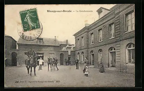 AK Blangy-sur-Bresle, La Gendarmerie