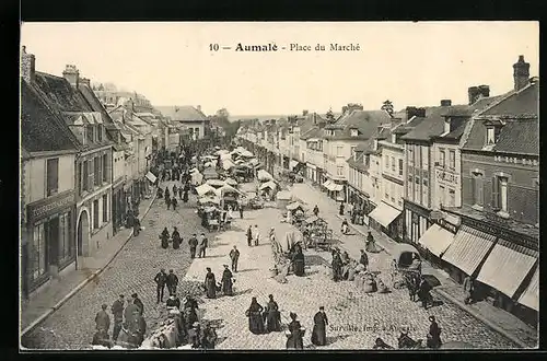 AK Aumale, Place du Marché