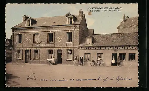 AK Martin-Eglise, La Place, Le Cafe-Tabac