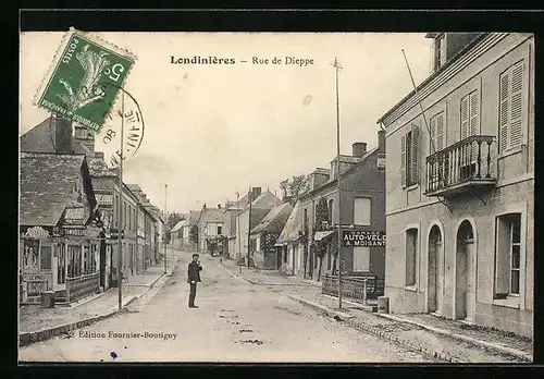 AK Londinières, Rue de Dieppe