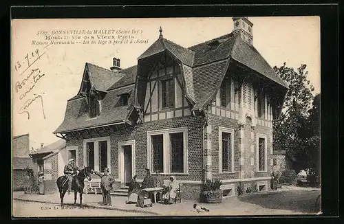 AK Gonneville-la-Mallet, Hostellerie des Vieux Plats