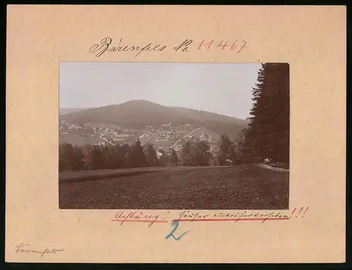 Fotografie Brück & Sohn Meissen, Ansicht Bärenfels i, Erzg., Blick auf die Ortschaft