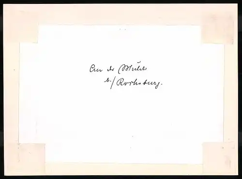 Fotografie Brück & Sohn Meissen, Ansicht Rochsburg, Partie an der Mulde mit Teilansicht des Ortes