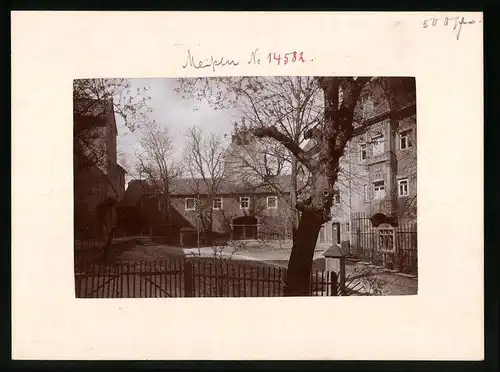 Fotografie Brück & Sohn Meissen, Ansicht Meissen i. Sa., Blick auf den Ökonomiehof der Fürstenschule St. Afra