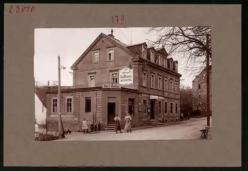 Fotografie Brück & Sohn Meissen, Ansicht Meissen i. Sa., Oberes Gasthaus Meisatal von Karl Fuchs