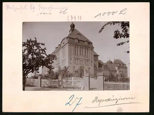 Fotografie Brück & Sohn Meissen, Ansicht Weissenfels a. Saale, Partie am Lehrerseminar