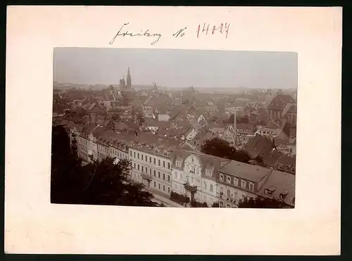 Fotografie Brück & Sohn Meissen, Ansicht Freiberg i. Sa., Blick auf die Stadt von der Jakobikirche