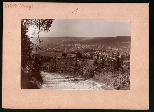 Fotografie Brück & Sohn Meissen, Ansicht Olbernhau, Panorama der Ortschaft