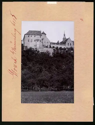 Fotografie Brück & Sohn Meissen, Ansicht Goseck, Blick zum Schloss