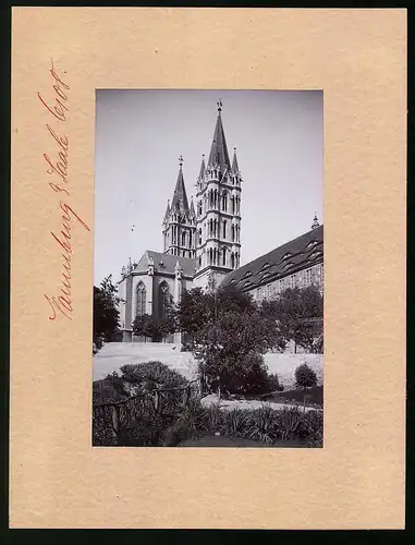 Fotografie Brück & Sohn Meissen, Ansicht Naumburg / Saale, Partie am Dom