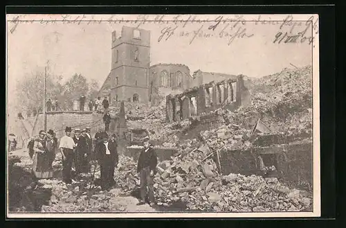 AK Ilsfeld, Brandkatastrophe vom 4. August 1904
