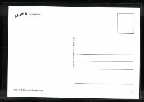 AK Mecki mit Familie auf Reisen