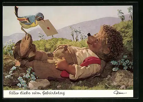 AK Mecki ruht in der Natur