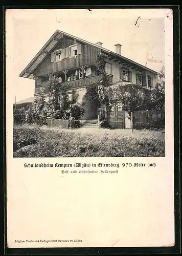AK Ettensberg, Schullandheim Kempten