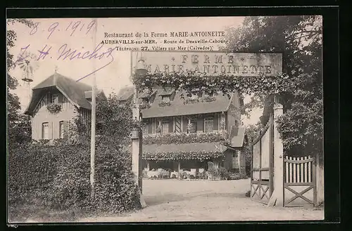 AK Auberville-sur-Mer, Restaurant de la Ferme Marie-Antoinette