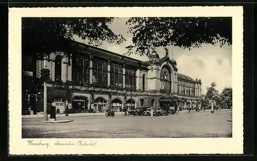 AK Hamburg-Rotherbaum, Dammtor Bahnhof
