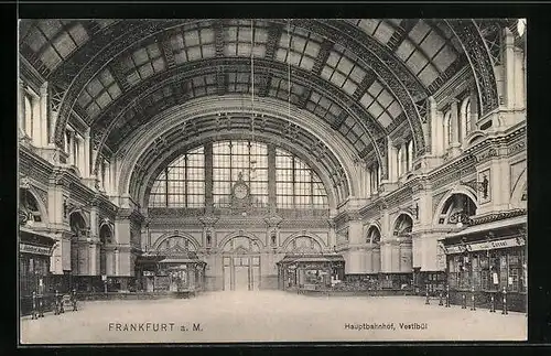 AK Frankfurt a. M., Hauptbahnhof - Vestibül