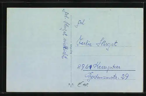 AK Kempten /Allg., Partie an der Iller