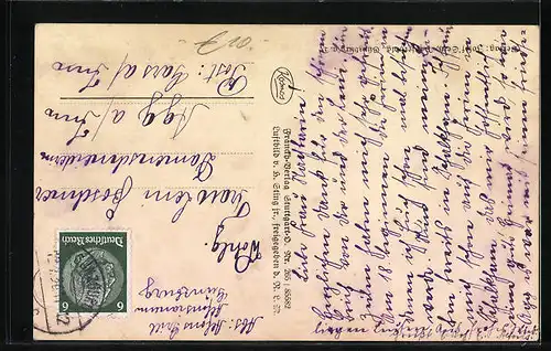 AK Günzburg a. d. D., Totalansicht aus der Vogelschau