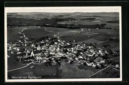 AK Altusried, vom Flugzeug aus