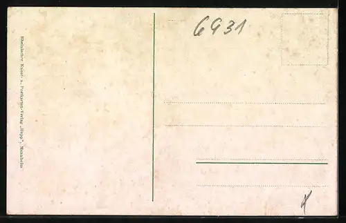 AK Zwingenberg a. N., Ortsansicht mit Flusspartie und Booten