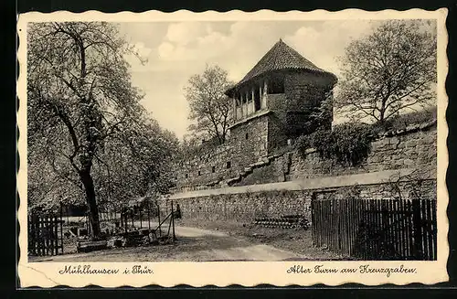 AK Mühlhausen, Alter Turm am Kreuzgraben
