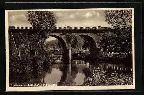 AK Kreiensen, Leinepartie mit Brücke