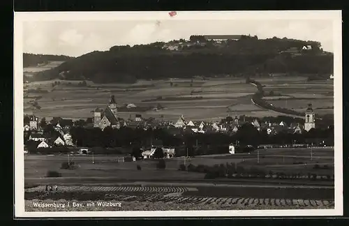 AK Weissenburg /Bayern, Ort mit Umgebung