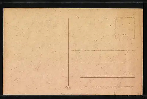 AK Bad Elster, Strassenpartie am Postamt