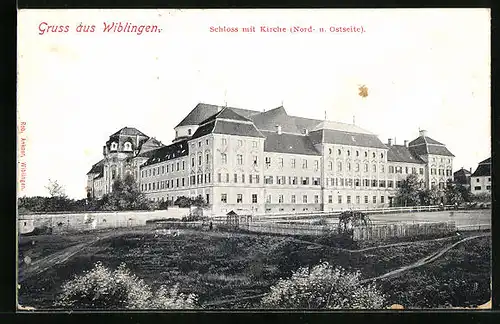 AK Wiblingen, Schloss mit Kirche