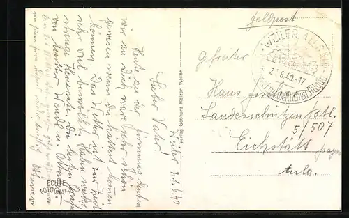 AK Weiler /Allg., Kirchplatz mit Portal