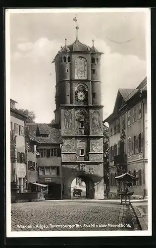 AK Wangen i. Allgäu, Ravensburger Tor