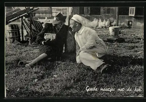 AK Goede maatjes met de kok.