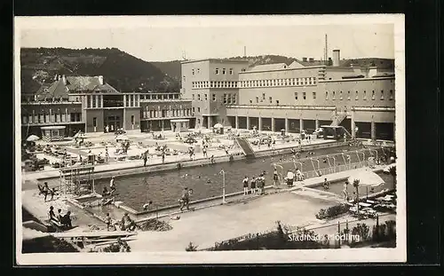 AK Mödling, Buntes Treiben im Stadtbad