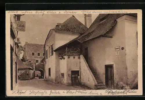 AK Dürnstein /Wachau, Strassenpartie mit Bürgermeister-Amt