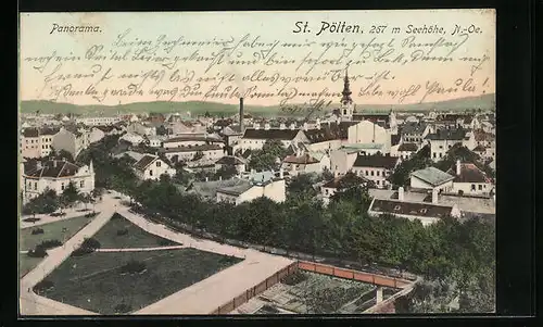 AK St. Pölten, Panorama der Stadt