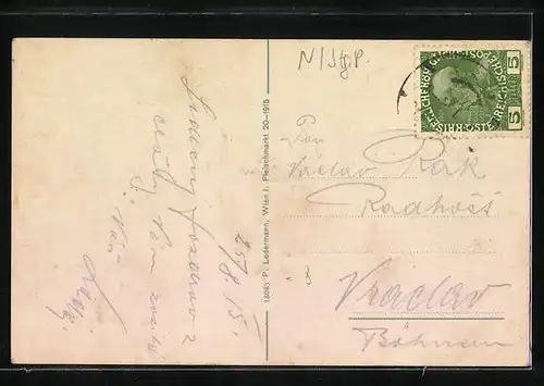 AK St. Pölten, Totalansicht mit Kirche