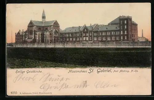 AK Mödling, Missionshaus St. Gabriel, Heilige Geistkirche