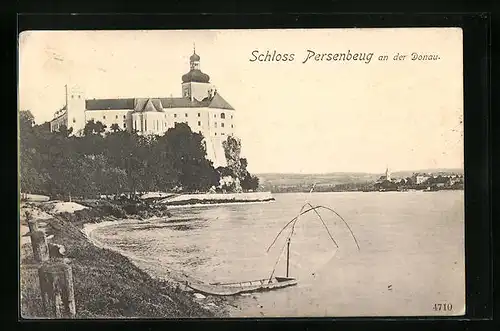 AK Persenbeug, Schloss mit Flusspartie