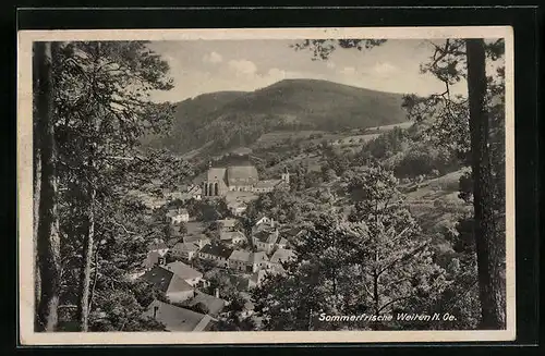 AK Weiten, Ortsansicht aus der Vogelschau
