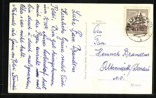 AK Asparn / Zaya, Gesamtansicht mit Kirchturm