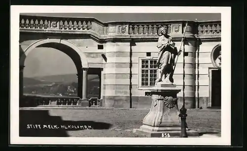 AK Melk, Stift Melk mit Ausblick