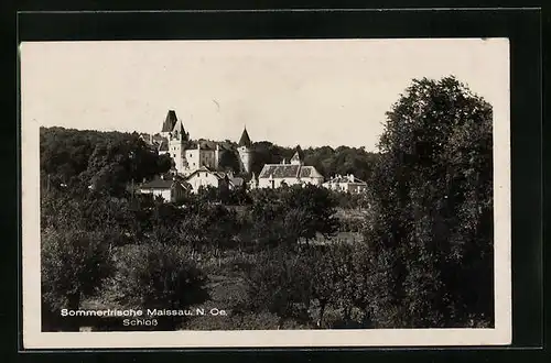 AK Maissau, Blick zum Schloss