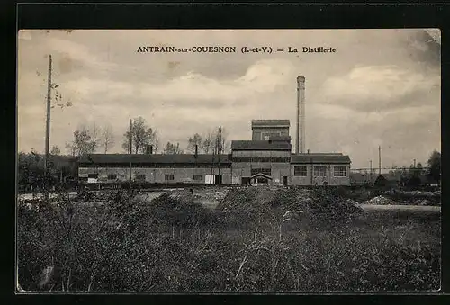 AK Antrain sur Couesnon, La Distillerie