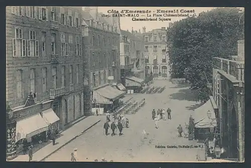 AK Saint Malo, La Place Châteaubriand