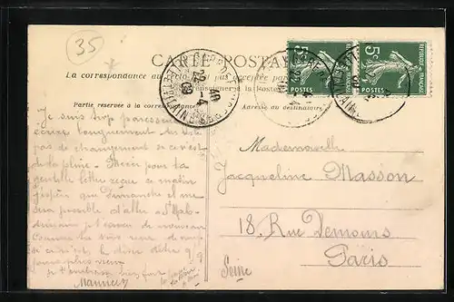 AK Fougères, Interieur du quartier de Cavalerie