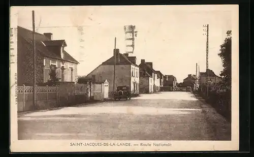 AK Saint-Jacques-de-la-Lande, Route Nationale