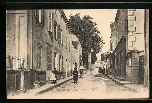 AK Salornay-sur-Guye, Rue de l`Eglise